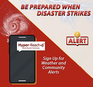 Sign Up for Weather and Community Alerts
